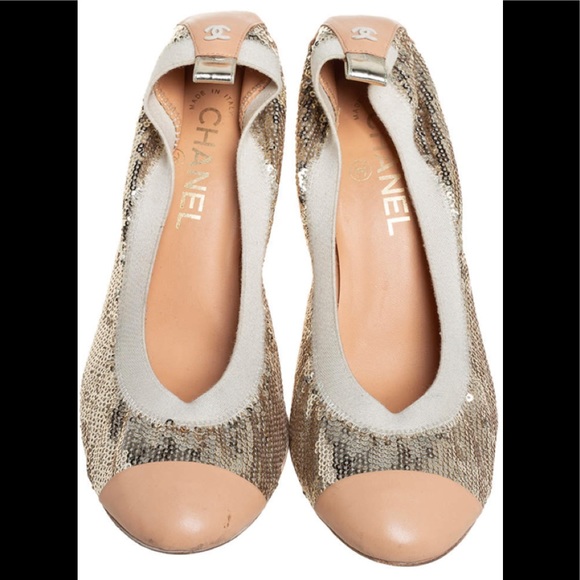 Chanel sequin flats - Picture 2 of 12